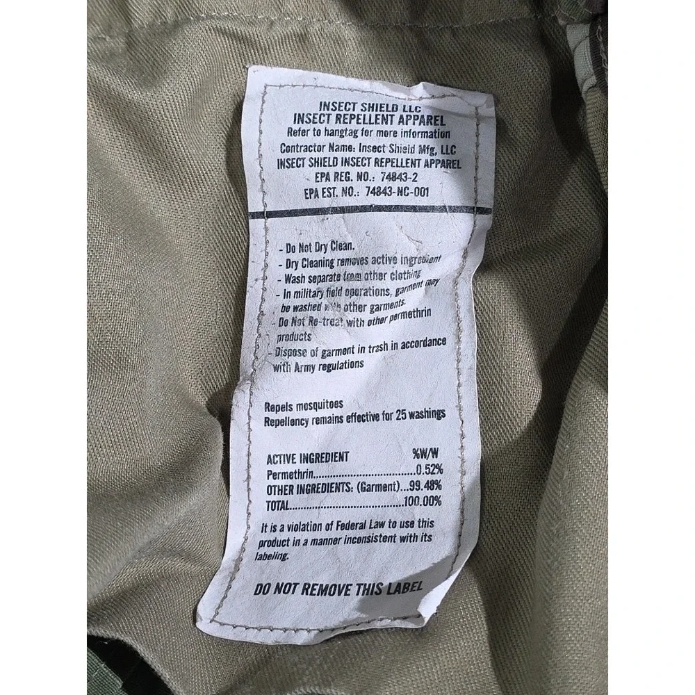 GI Women's Op Camo US Army Combat Trouser Pants Size 31 Regular Insect Repellent